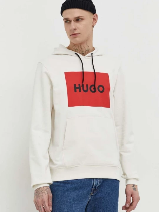 Obrázek produktu HUGO Bavlněná mikina béžová