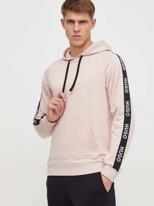 Obrázek produktu HUGO Bavlněná mikina HUGO růžová