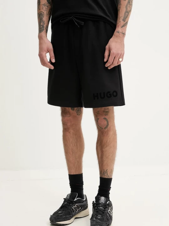 Obrázek produktu HUGO Bavlněné šortky černá