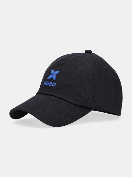Obrázek produktu HUGO Blue Bavlněná baseballová čepice Jinko-Star černá