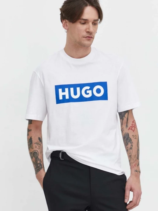 Obrázek produktu HUGO Blue Bavlněné tričko Nico