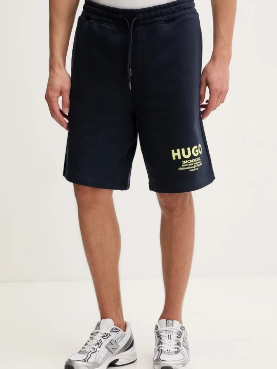 Obrázek produktu HUGO Blue teplákové šortky pánské bavlněné Nomario námořnická modř