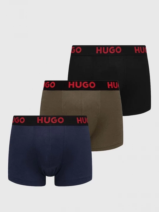 Obrázek produktu HUGO Boxerky HUGO 3-pack zelená