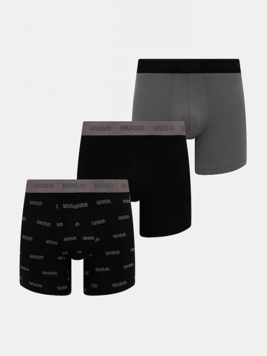 Obrázek produktu HUGO Boxerky HUGO BOXERBR TRIPLET GIFT 3-pack černá