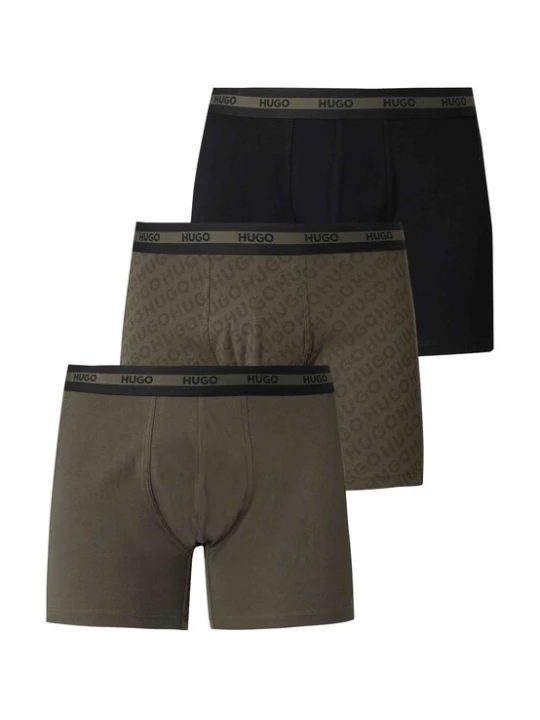 Obrázek produktu HUGO Boxerky khaki / černá