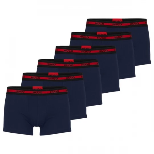 Obrázek produktu HUGO Boxerky  marine modrá / červená / černá