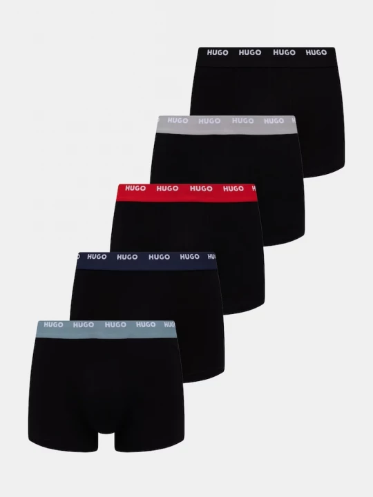 Obrázek produktu HUGO boxerky pánské TRUNK FIVE PACK 5-pack černá