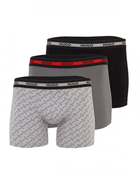 Obrázek produktu HUGO Boxerky šedá / tmavě šedá / červená / černá