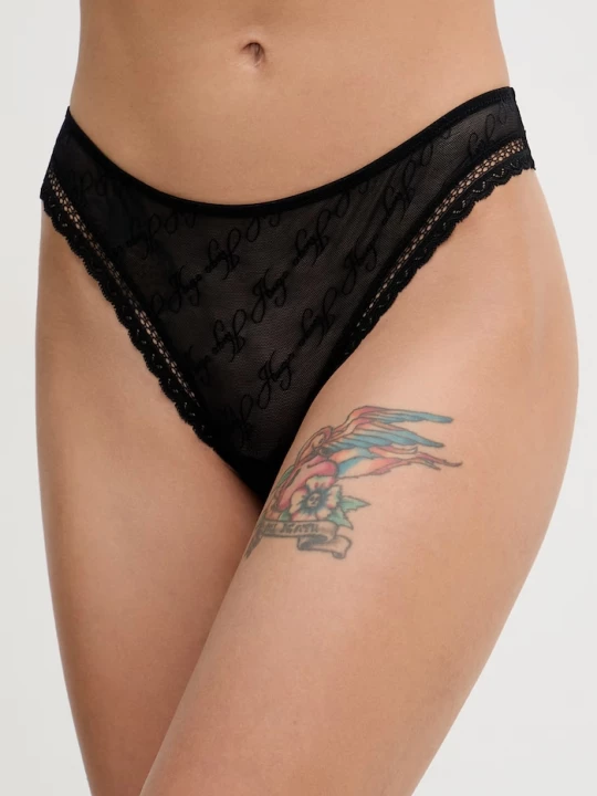 Obrázek produktu HUGO brazilky dámské LACY THONG černá