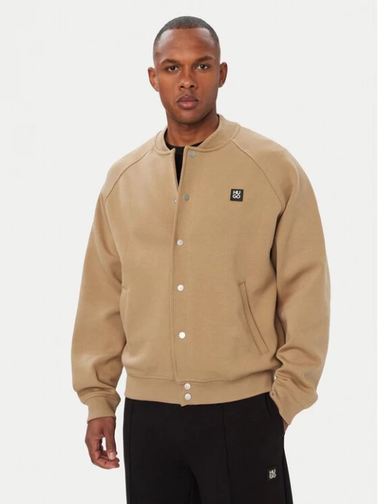 Obrázek produktu HUGO Bunda bomber Dabin 50563037 Béžová Oversize