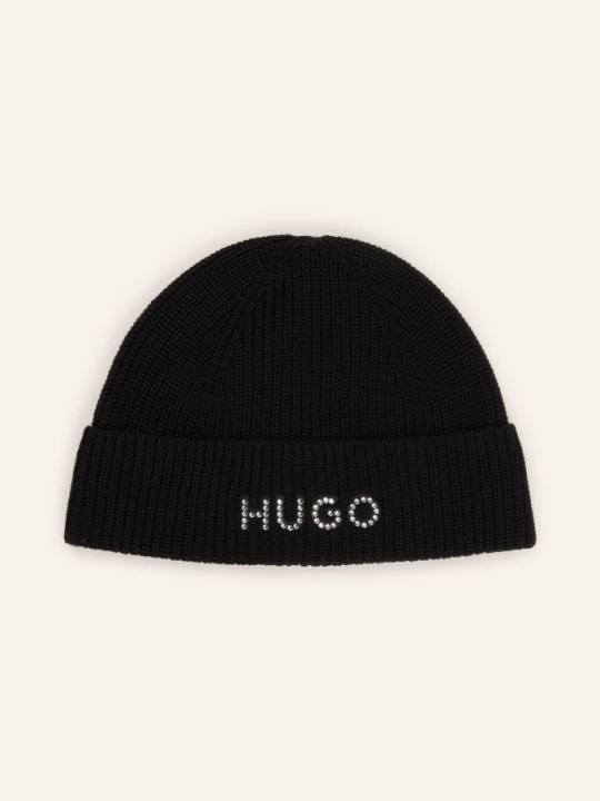 Obrázek produktu Hugo Čepice Siro S Ozdobnými Kamínky černá