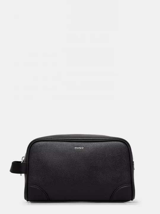 Obrázek produktu HUGO Cestovní kosmetická taštička pánská z imitace kůže GO-BAG WASHBAG černá