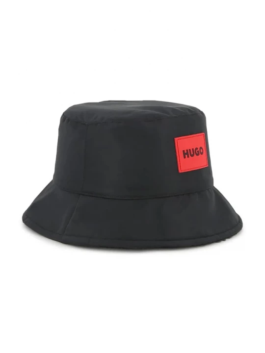 Obrázek produktu HUGO Dětský oboustranný klobouk HUGO černá