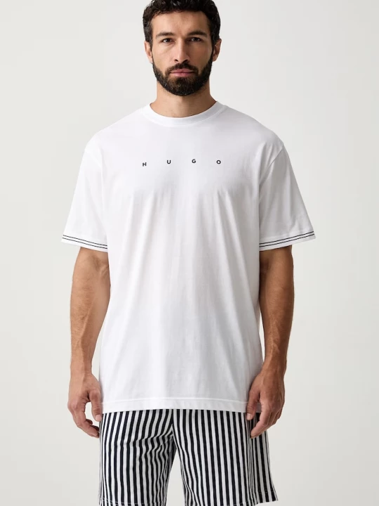 Obrázek produktu HUGO dvoudílné pyžamo pánské bavlněné COASTA SHORT SET