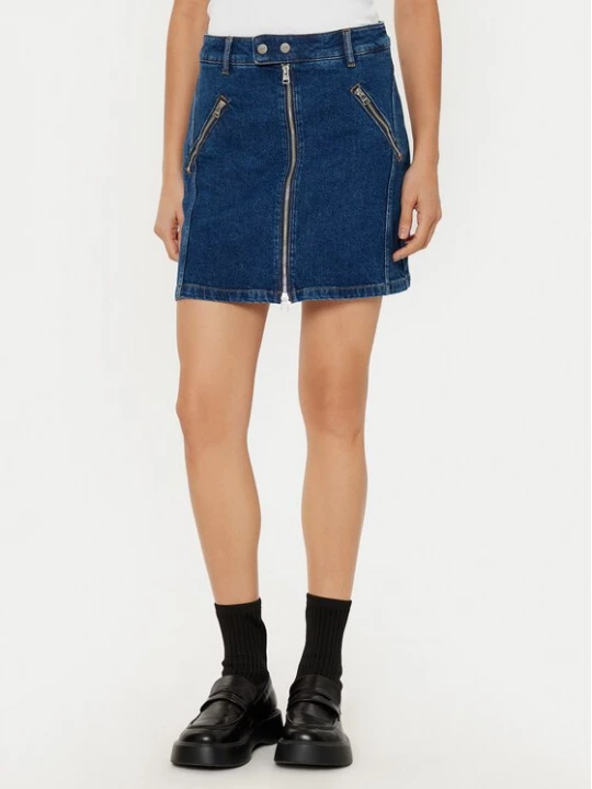 Obrázek produktu HUGO Džínová sukně mini Gavade 50530320 Modrá Slim Fit