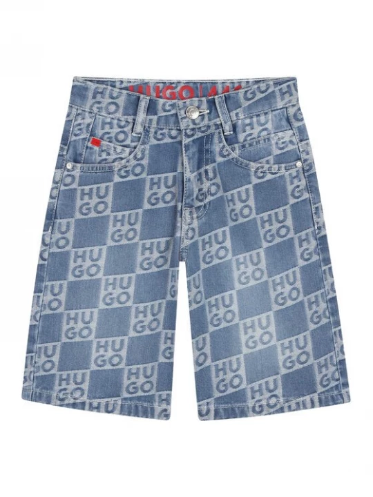 Obrázek produktu HUGO Džínové šortky G00996 S Modrá Loose Fit
