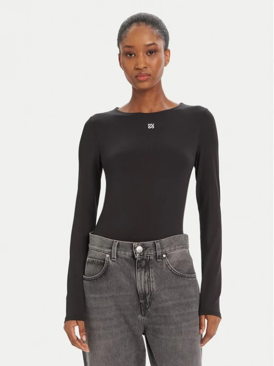 Obrázek produktu HUGO Halenka Dasiia 50545208 Černá Slim Fit