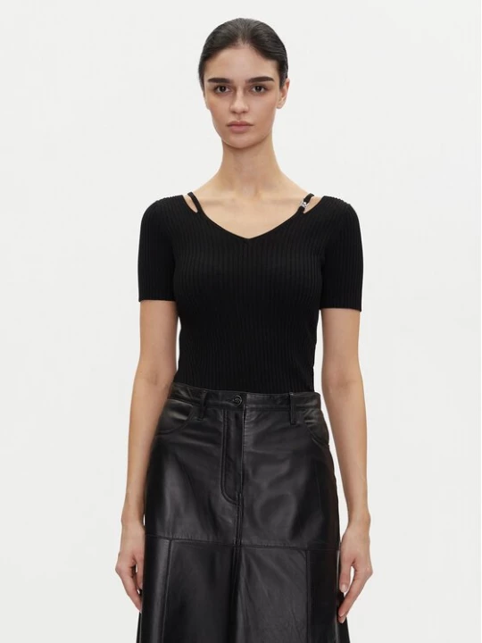 Obrázek produktu HUGO Halenka Shata 50538223 Černá Slim Fit