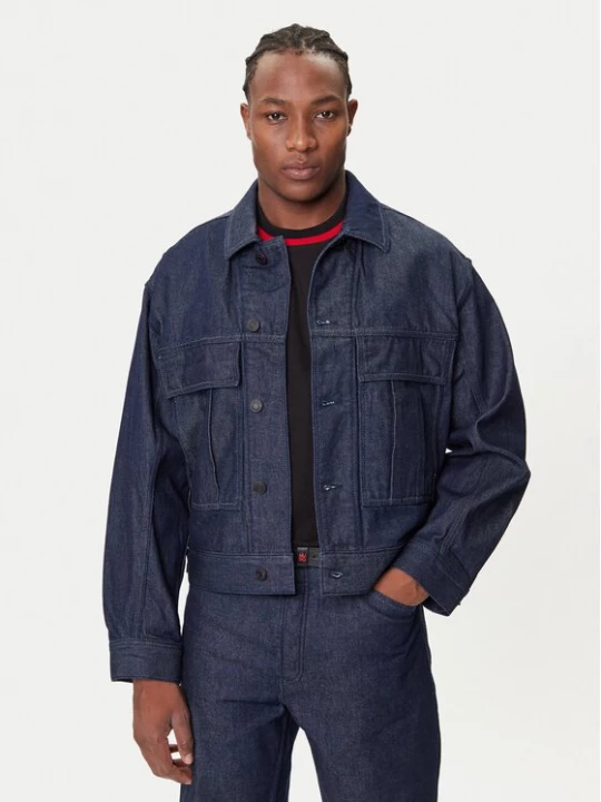 Obrázek produktu HUGO Jeansová bunda 50542915 Tmavomodrá Relaxed Fit