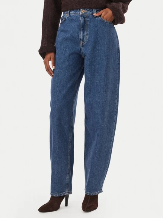 Obrázek produktu HUGO Jeansy Gimine 50563510 Tmavomodrá Wide Leg