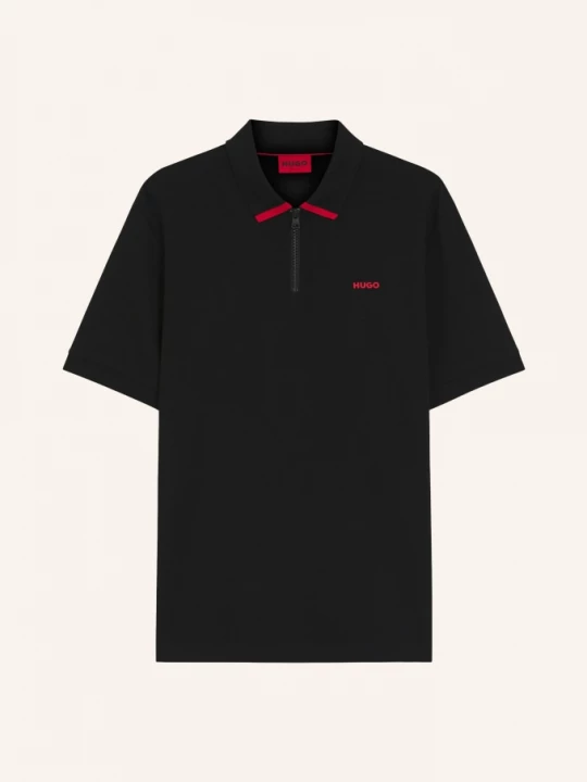 Obrázek produktu Hugo Jerseyové Polo Tričko Dalomino Regular Fit černá / červená
