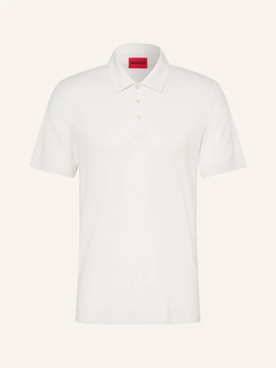 Obrázek produktu Hugo Jerseyové Polo Tričko Dulinen Slim Fit S Lnem krémová