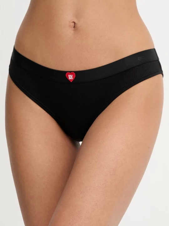 Obrázek produktu HUGO kalhotky dámské s modalem HEART BRIEF černá