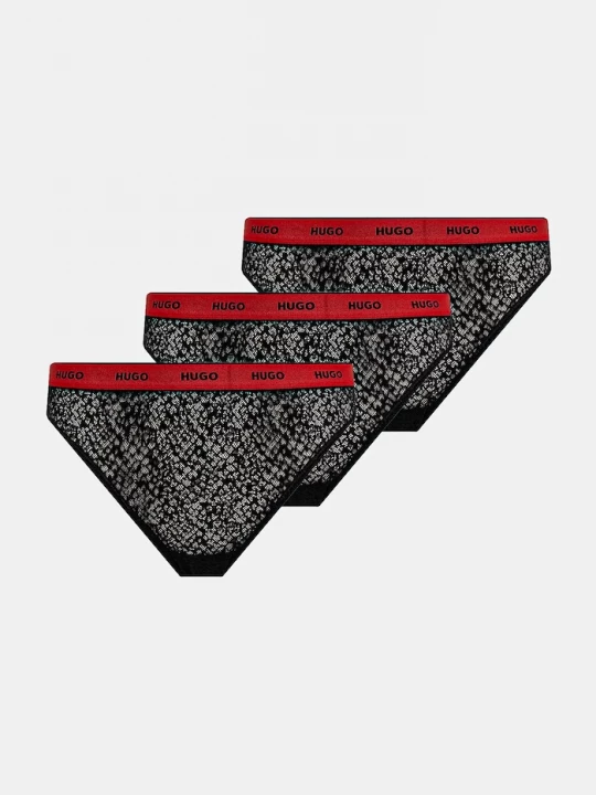 Obrázek produktu HUGO Kalhotky HUGO 3-pack černá