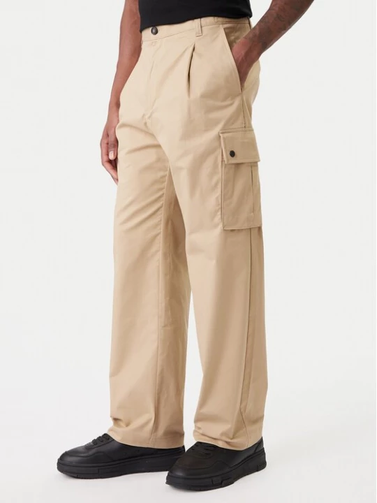 Obrázek produktu HUGO Kalhoty z materiálu Craysen 50553180 Béžová Straight Fit