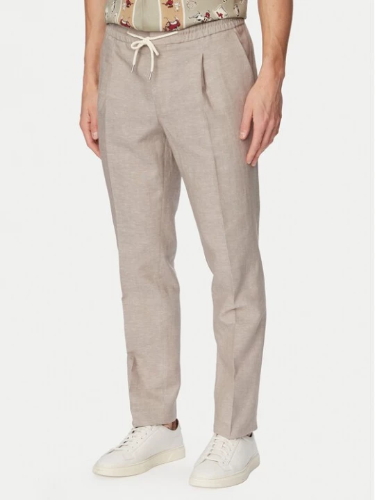 Obrázek produktu HUGO Kalhoty z materiálu Getlin 50559695 Světle hnědá Slim Fit