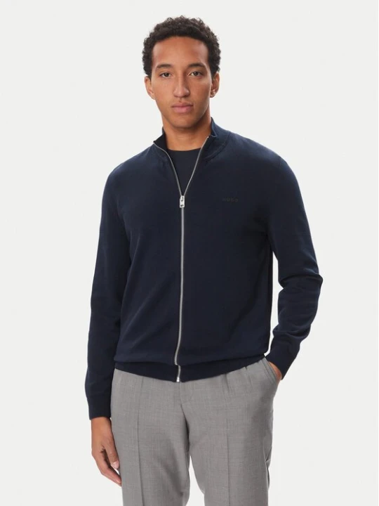 Obrázek produktu HUGO Kardigan San Jacomo-C 50553606 Tmavomodrá Slim Fit