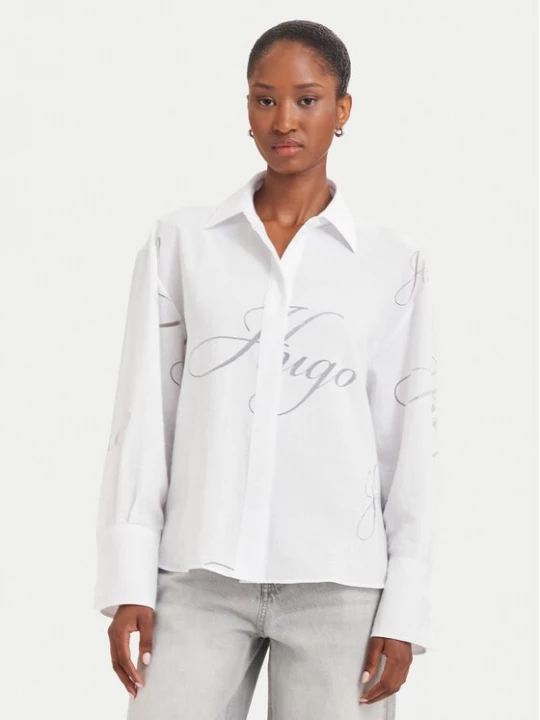 Obrázek produktu HUGO Košile Echinacea 50562585 Bílá Oversize
