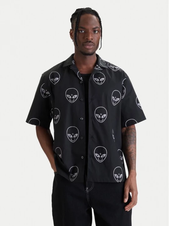 Obrázek produktu HUGO Košile Eligino 50560698 Černá Relaxed Fit