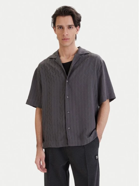 Obrázek produktu HUGO Košile Espino 50560614 Šedá Oversize