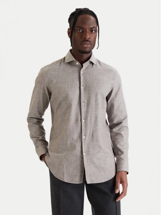 Obrázek produktu HUGO Košile Kason 50539775 Béžová Slim Fit