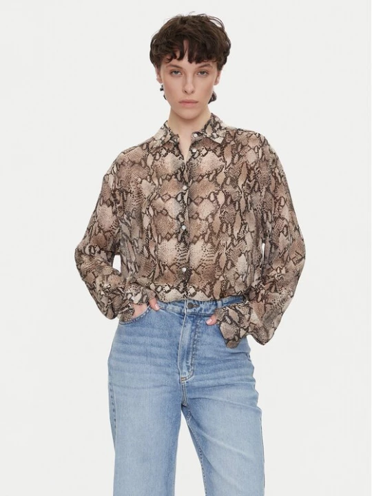 Obrázek produktu HUGO Košile The Boyfriend 50539779 Barevná Oversize
