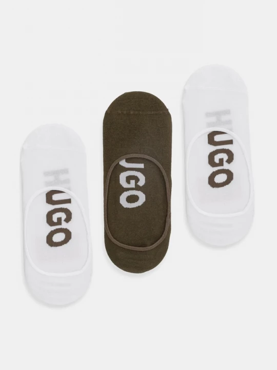 Obrázek produktu HUGO kotníkové ponožky pánské 3P SL LOGO CC 3-pack zelená