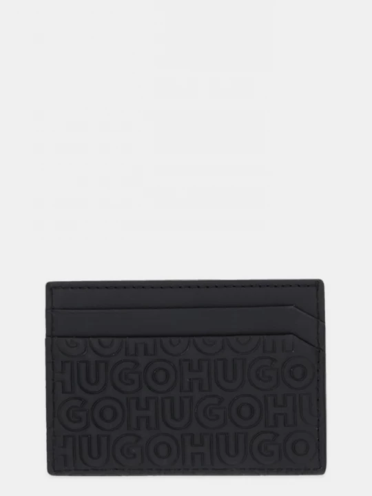 Obrázek produktu HUGO Kožené pouzdro na karty HUGO Ethon HI M_Cardcase černá