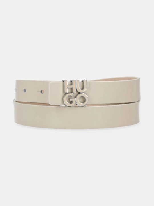 Obrázek produktu HUGO Kožený pásek HUGO béžová