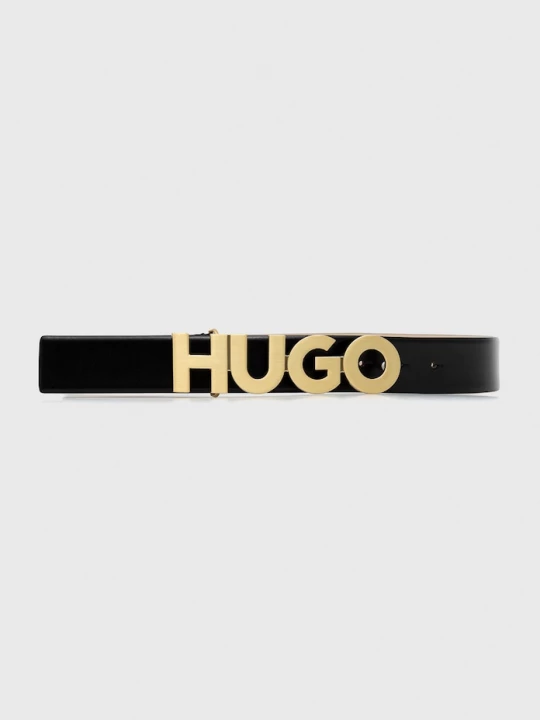 Obrázek produktu HUGO Kožený pásek černá