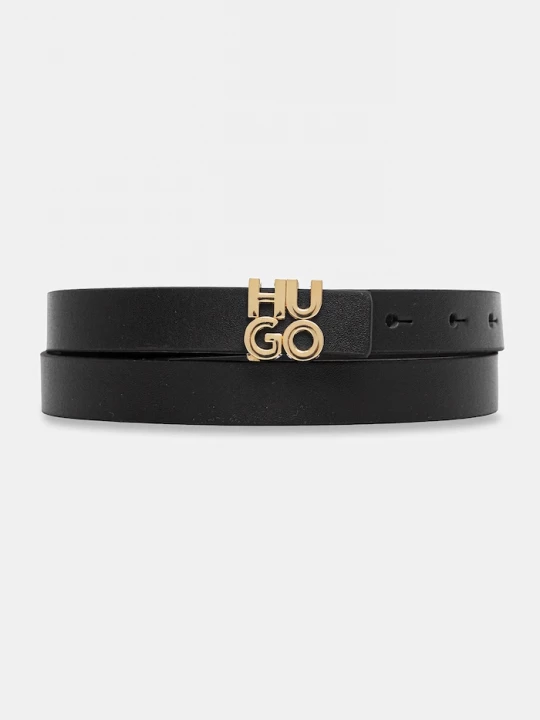 Obrázek produktu HUGO Kožený pásek HUGO HU-GO_Sta-AG_Sz20 černá