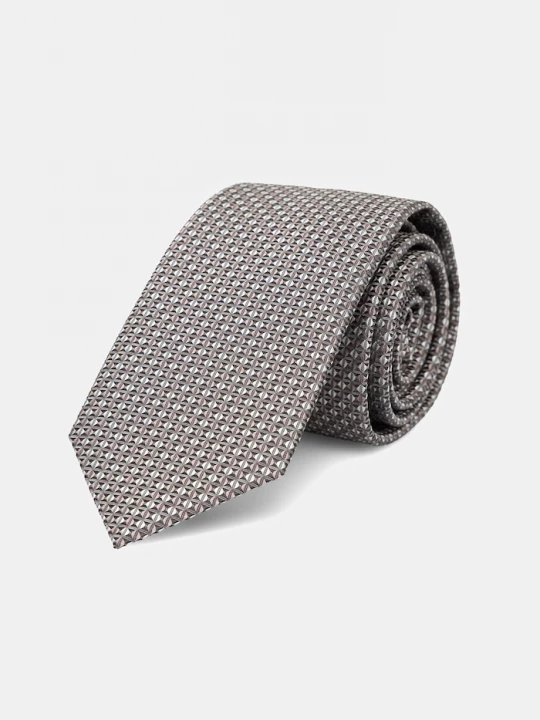 Obrázek produktu HUGO kravata pánská hedvábná 6 cm béžová