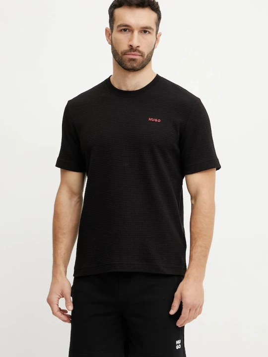 Obrázek produktu HUGO loungwear tričko pánské s bavlnou Austin T-Shirt černá
