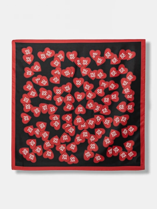 Obrázek produktu HUGO malý šátek Auraize černá