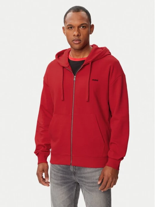 Obrázek produktu HUGO Mikina Dapozip 50548651 Červená Relaxed Fit