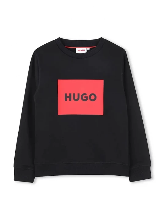 Obrázek produktu HUGO mikina dětská s bavlnou černá