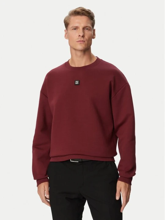 Obrázek produktu HUGO Mikina Dettil 50533689 Bordó Relaxed Fit