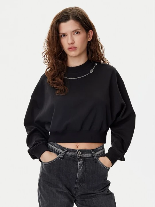 Obrázek produktu HUGO Mikina Dewita 50530446 Černá Oversize