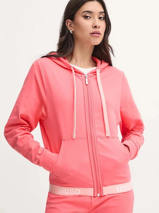 Obrázek produktu HUGO Mikina SPORTY LOGO_JACKET růžová