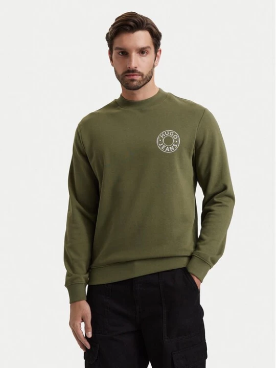 Obrázek produktu HUGO Mikina Nedos 50572298 Zelená Regular Fit